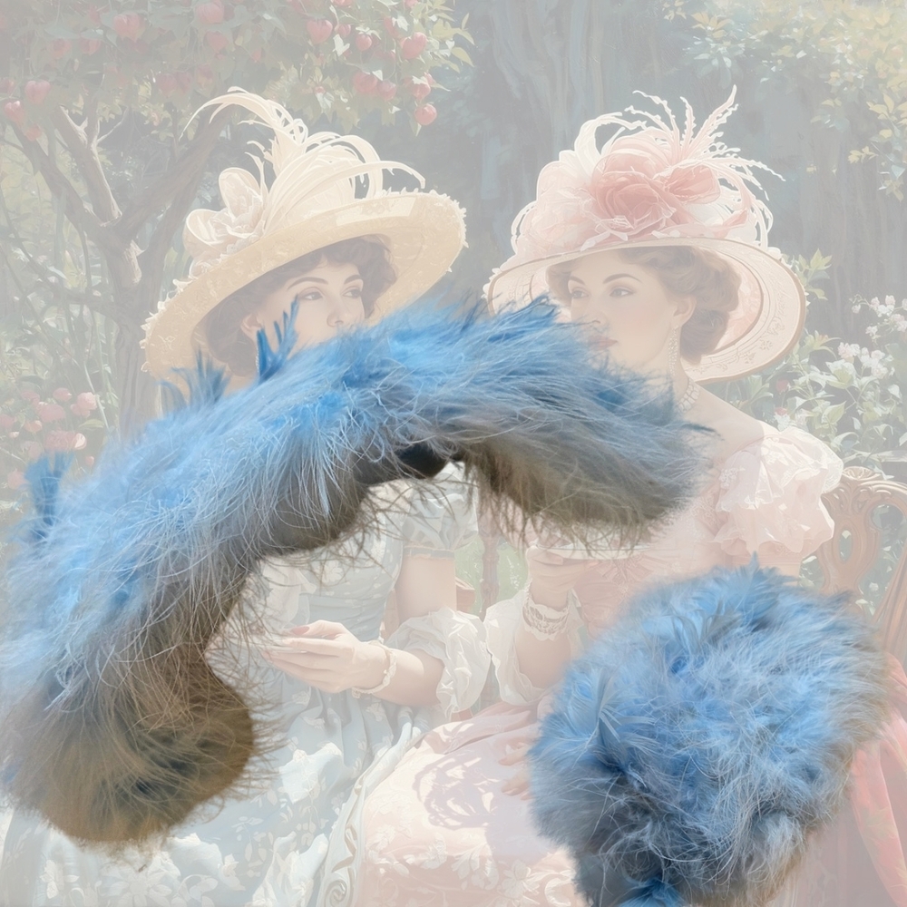 Fancy Feather Fascinator Vintage Hat - Picture 2 of 8